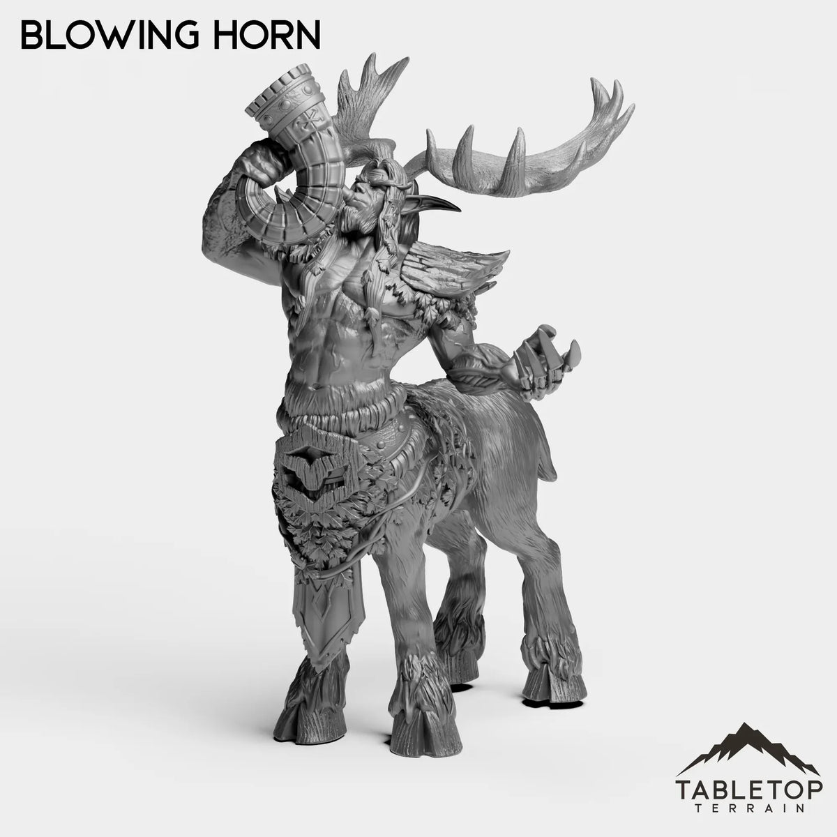 Tabletop Terrain Miniature Blowing Horn Night Demigod
