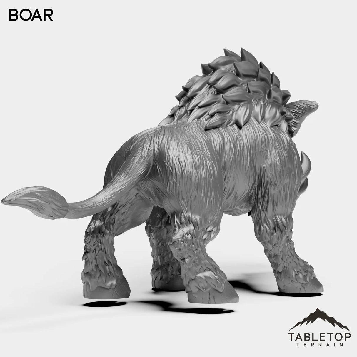 Tabletop Terrain Miniature Boars