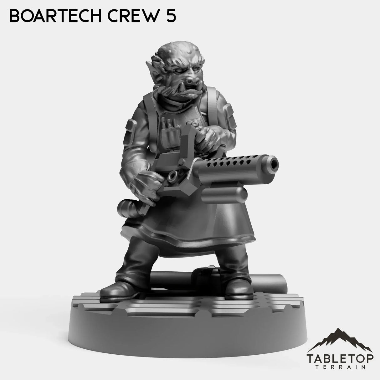 Tabletop Terrain Miniature Boartech Crew