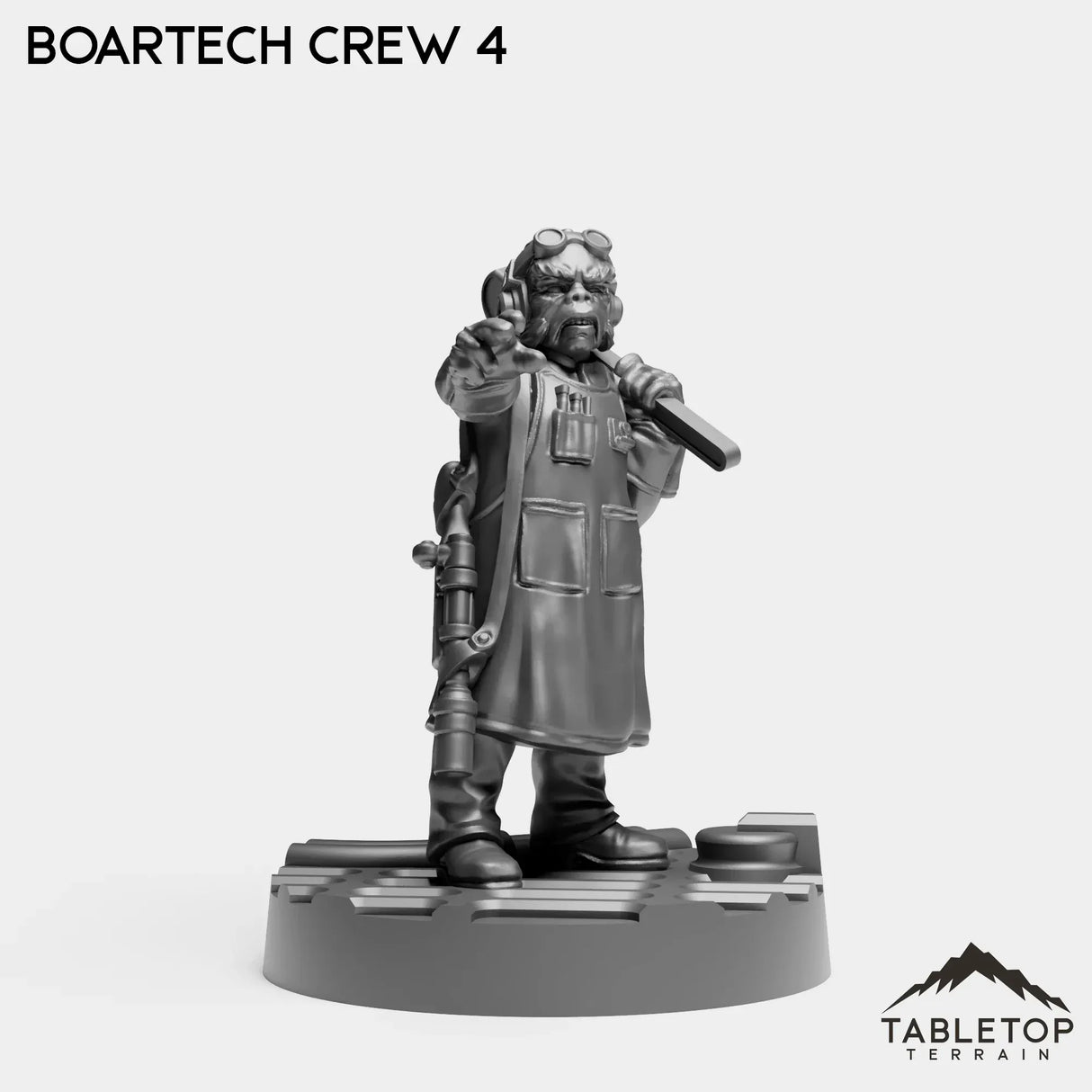 Tabletop Terrain Miniature Boartech Crew