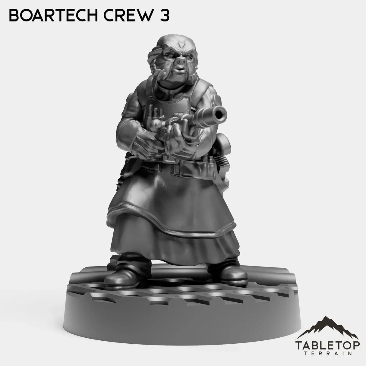Tabletop Terrain Miniature Boartech Crew