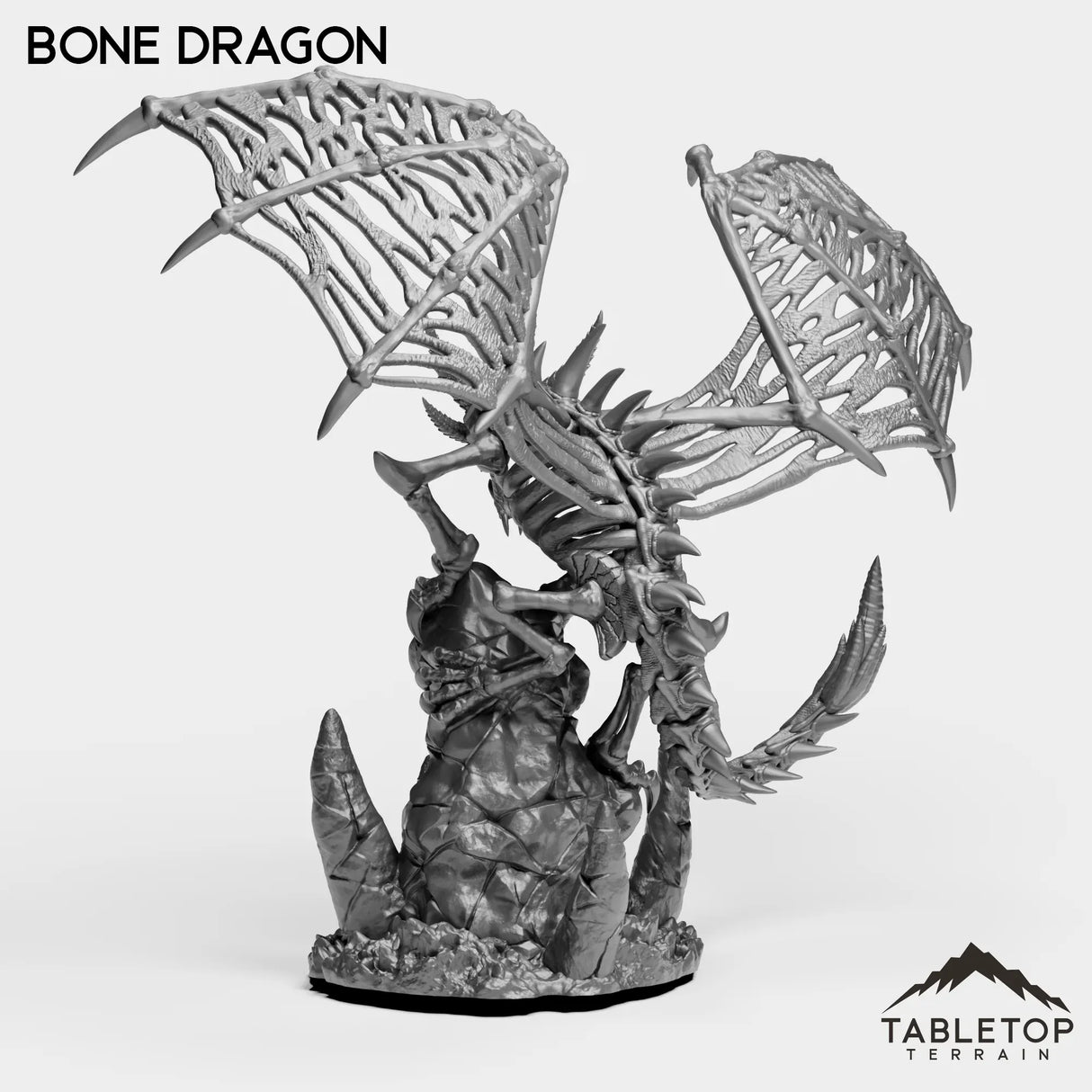 Tabletop Terrain Miniature Bone Dragon