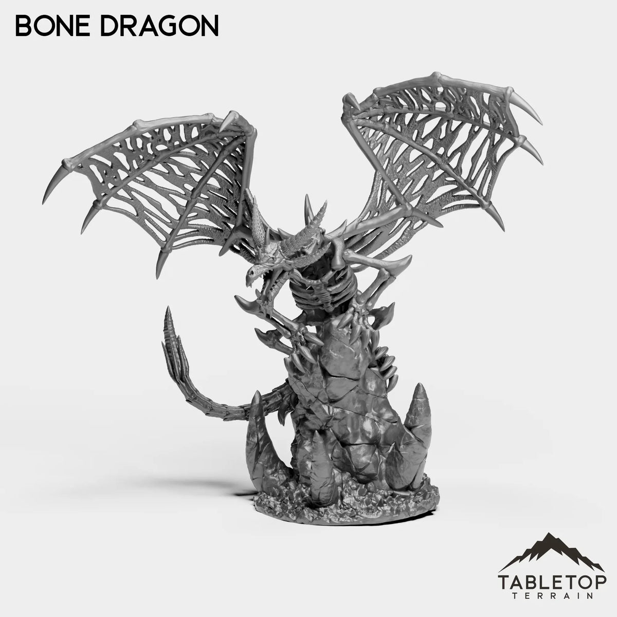 Tabletop Terrain Miniature Bone Dragon