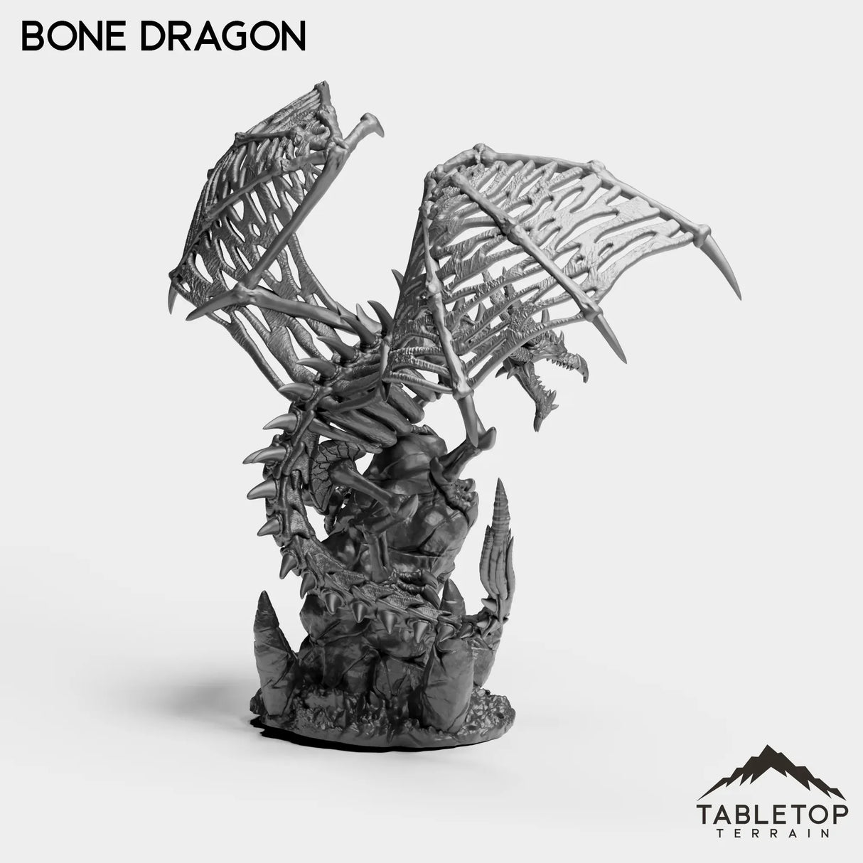 Tabletop Terrain Miniature Bone Dragon