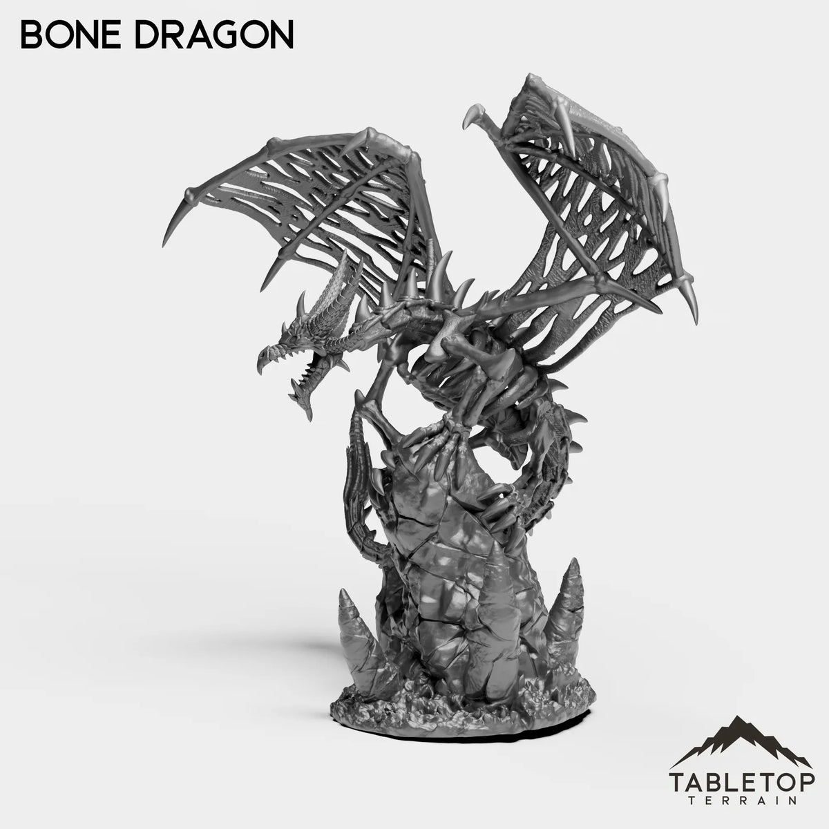 Tabletop Terrain Miniature Bone Dragon