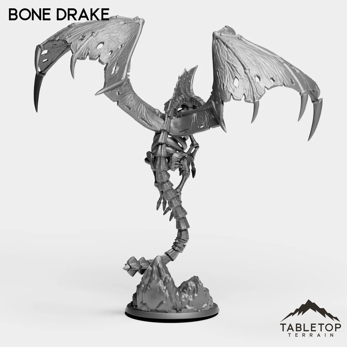 Tabletop Terrain Miniature Bone Drake