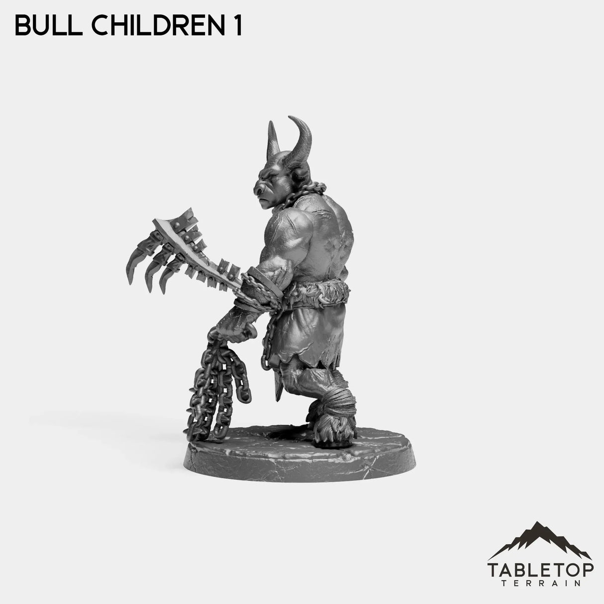 Tabletop Terrain Miniature Bull Children - The Cult of Alteration