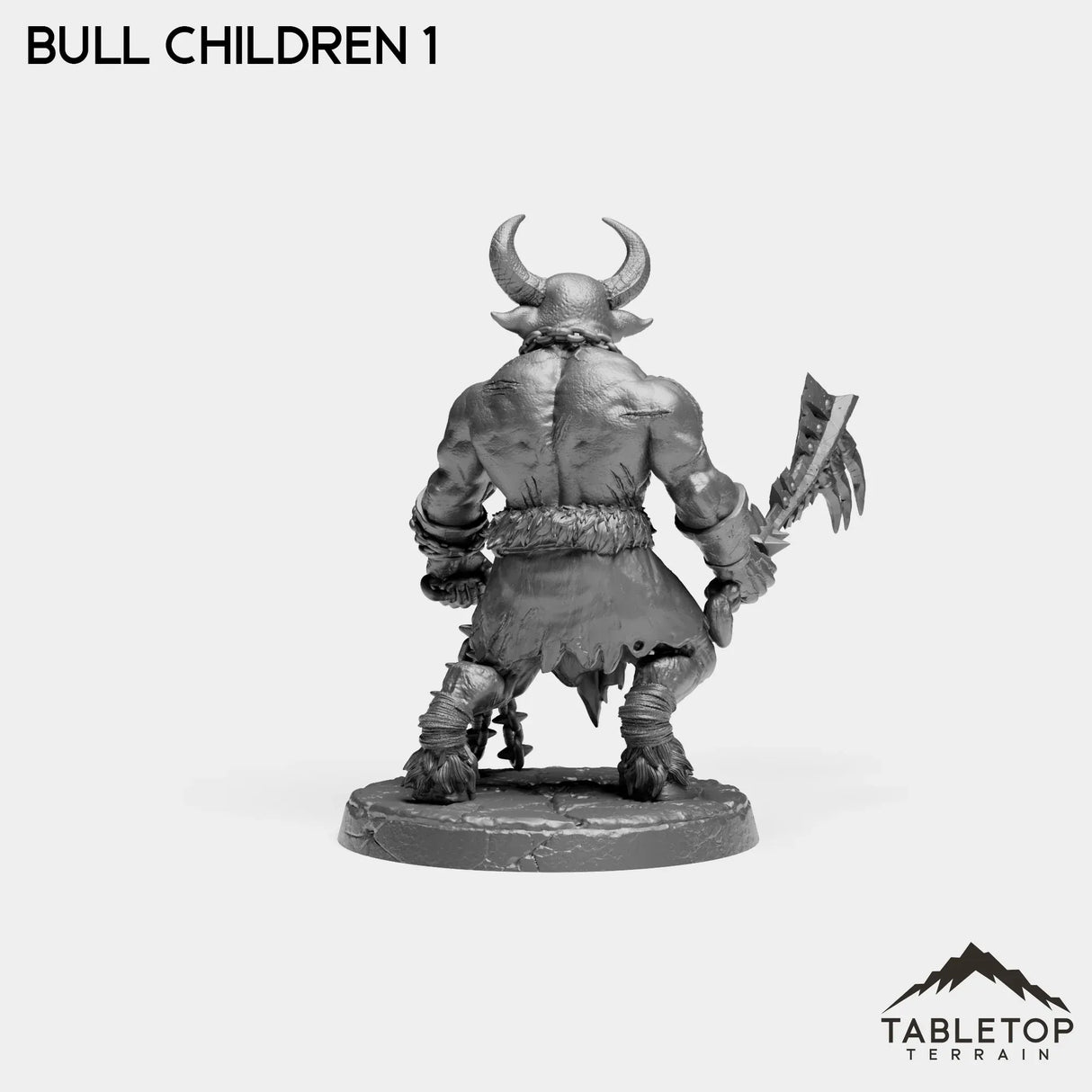 Tabletop Terrain Miniature Bull Children - The Cult of Alteration