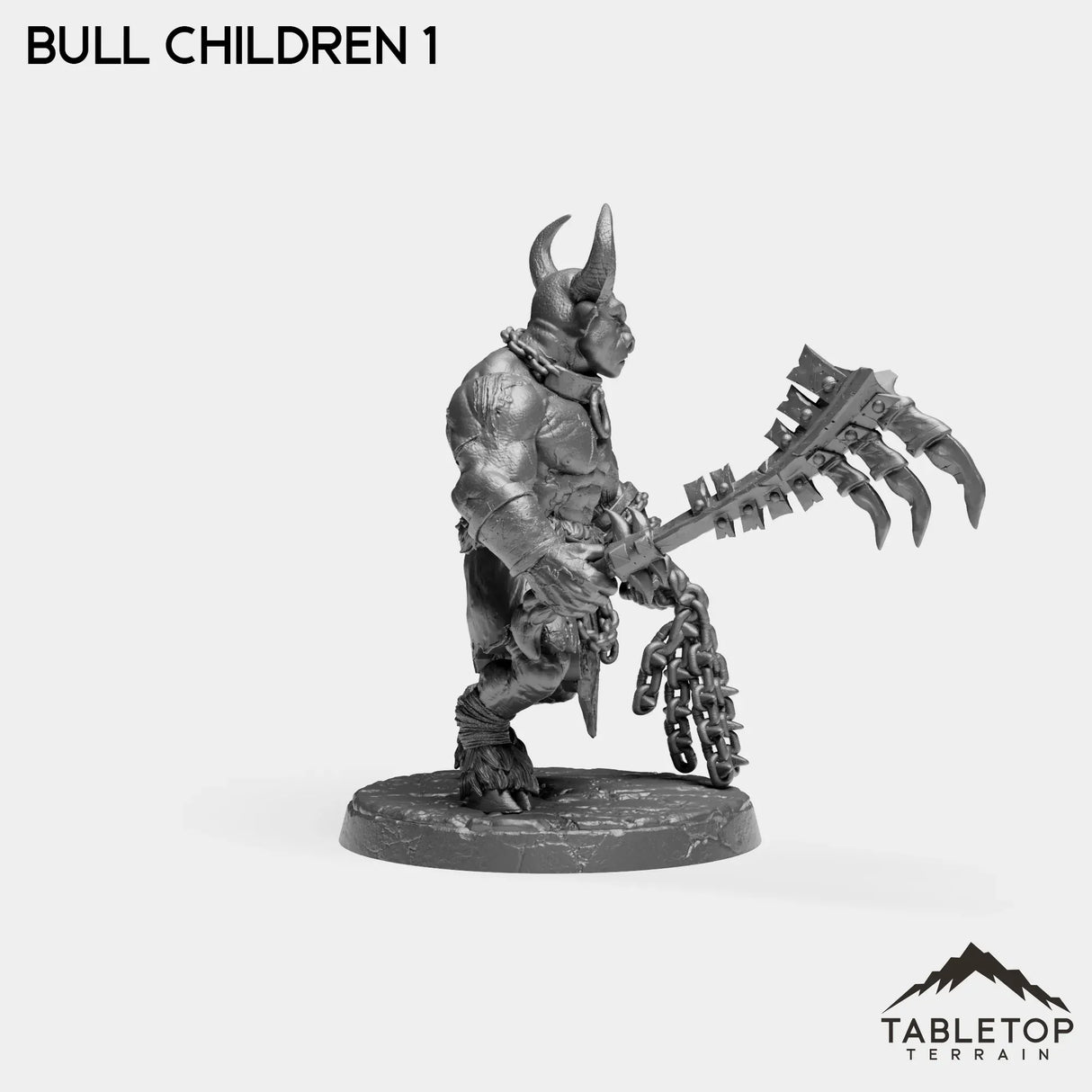 Tabletop Terrain Miniature Bull Children - The Cult of Alteration