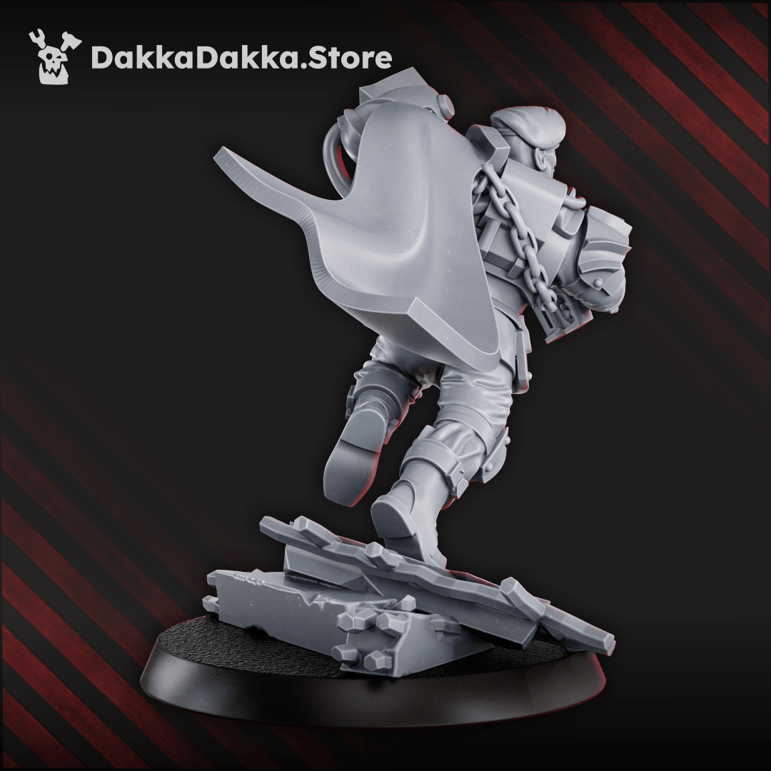 Tabletop Terrain Miniature Captain Carl Jenkins