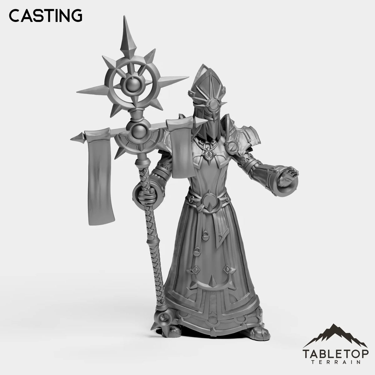 Tabletop Terrain Miniature Casting Highland Caster Female