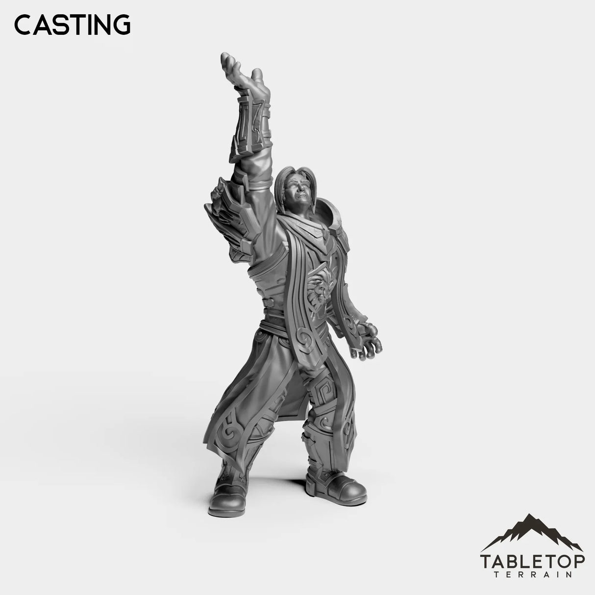 Tabletop Terrain Miniature Casting Human Priest King