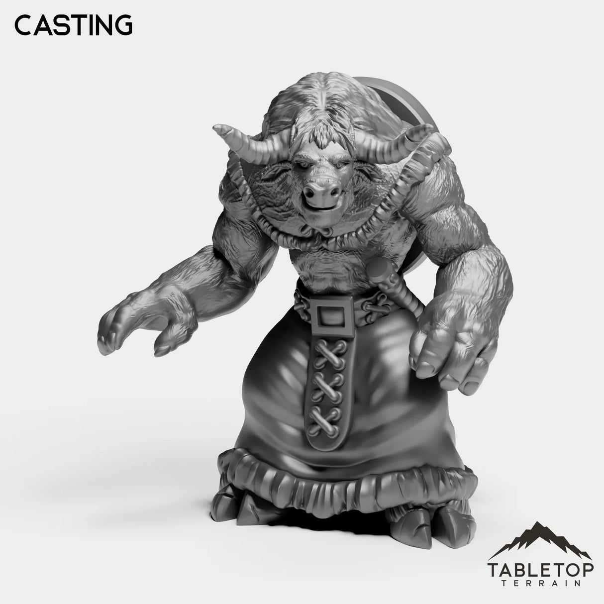 Tabletop Terrain Miniature Casting Minotaur Shaman Starter