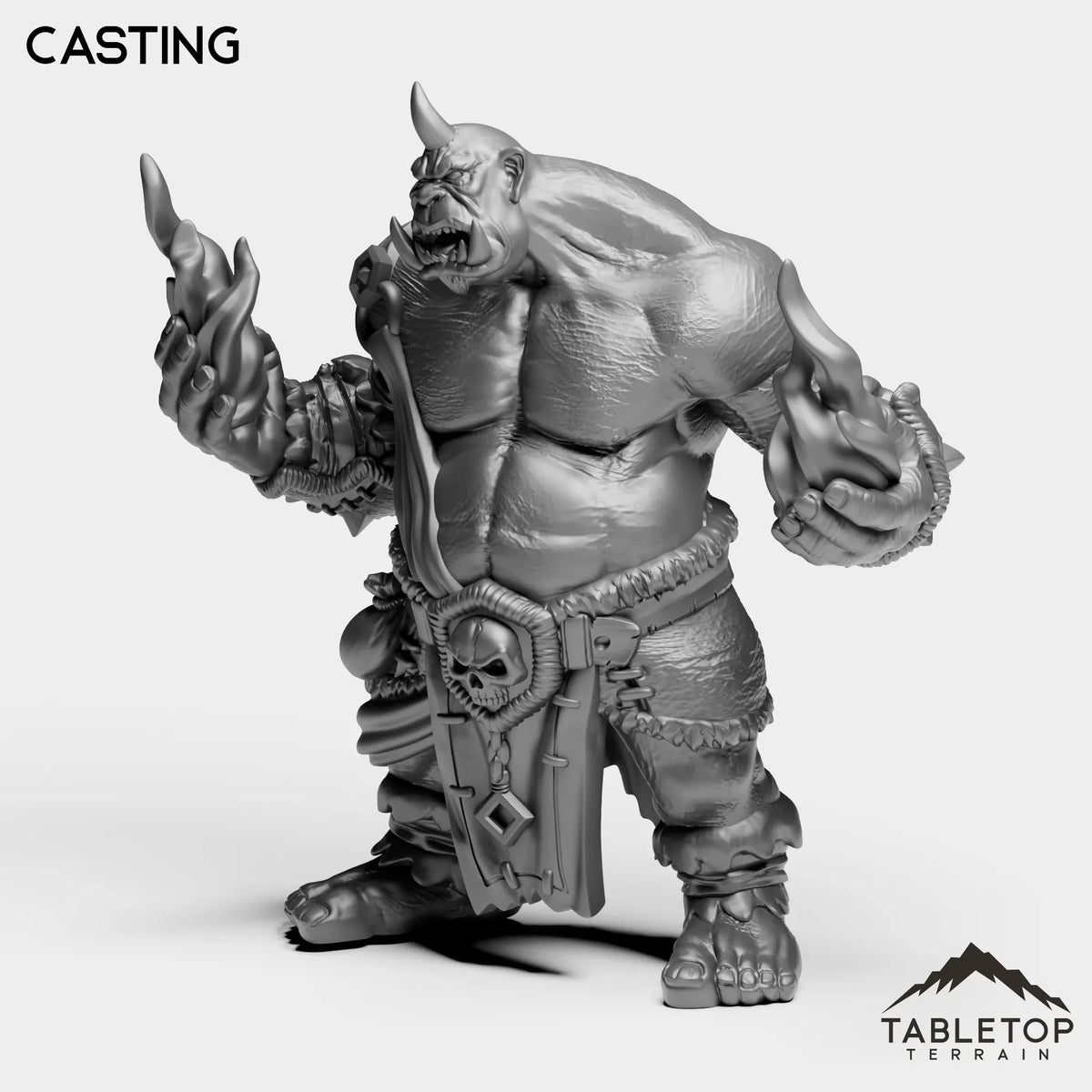 Tabletop Terrain Miniature Casting Ogre Magi 1