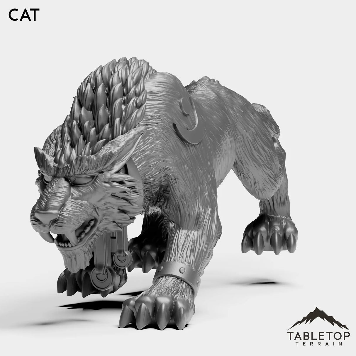 Tabletop Terrain Miniature Cat Elf Druid Forms