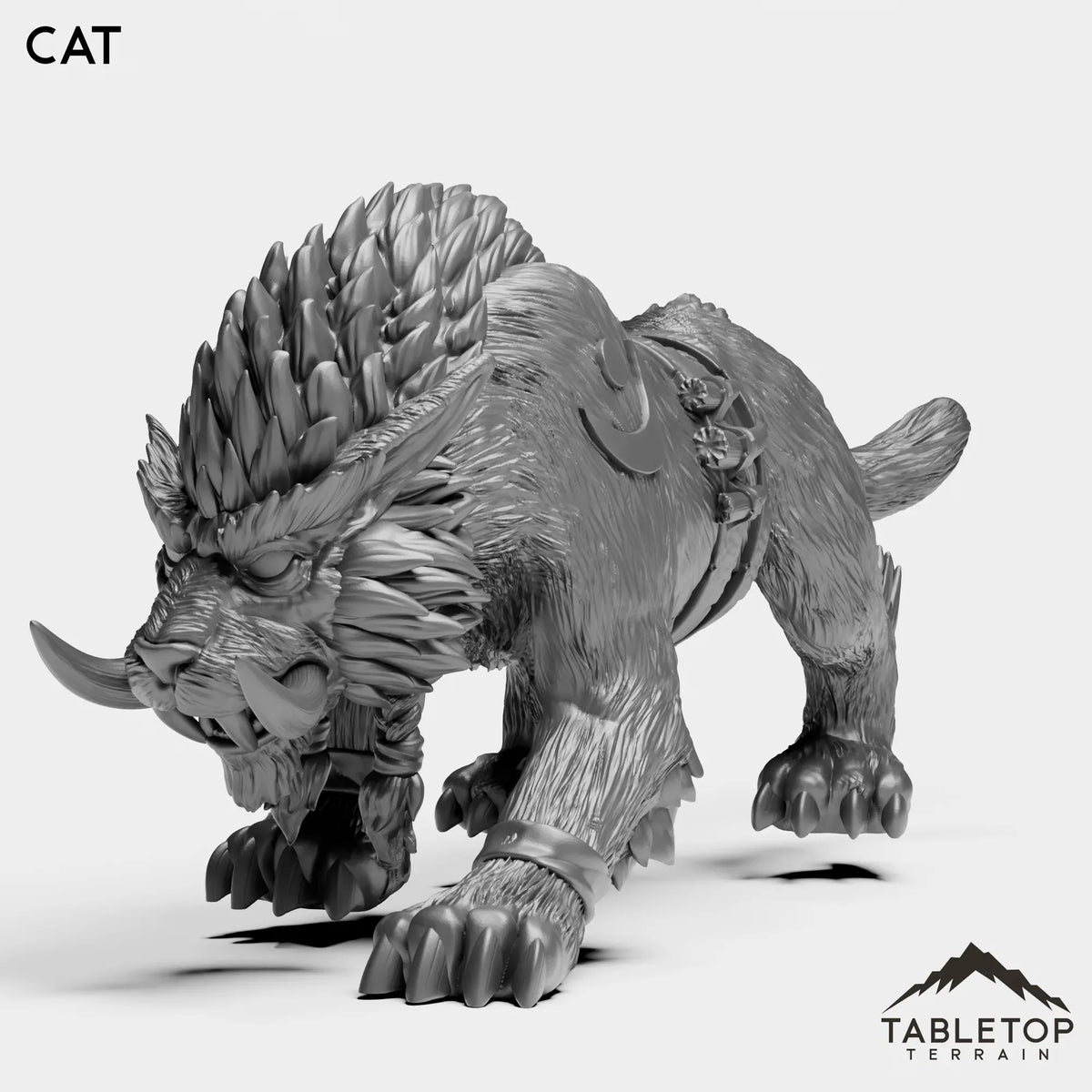 Tabletop Terrain Miniature Cat Troll Druid Forms