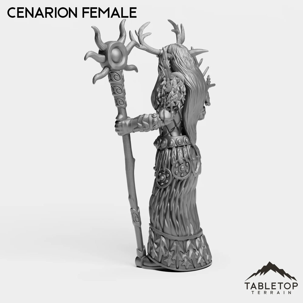 Tabletop Terrain Miniature Cenarion Female