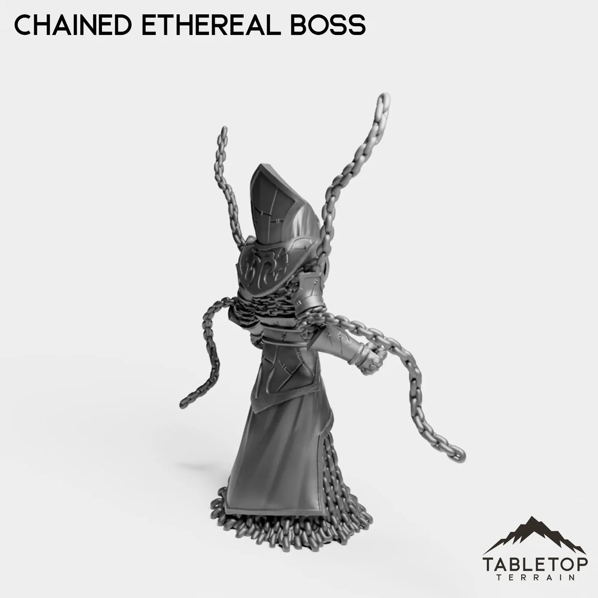 Tabletop Terrain Miniature Chained Ethereal Boss