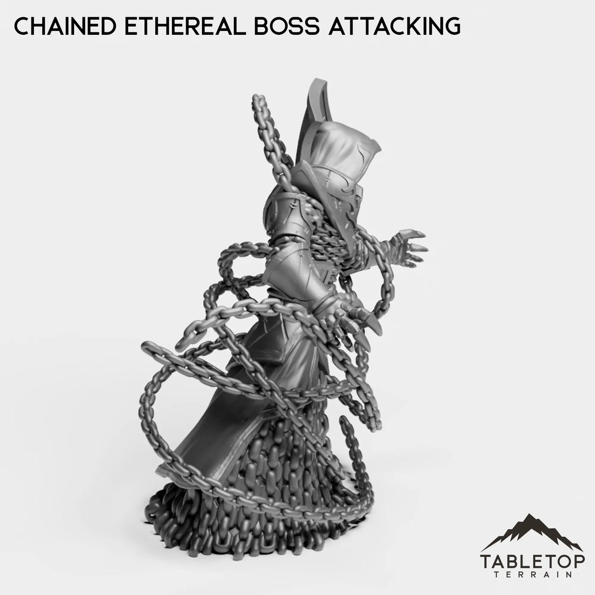 Tabletop Terrain Miniature Chained Ethereal Boss