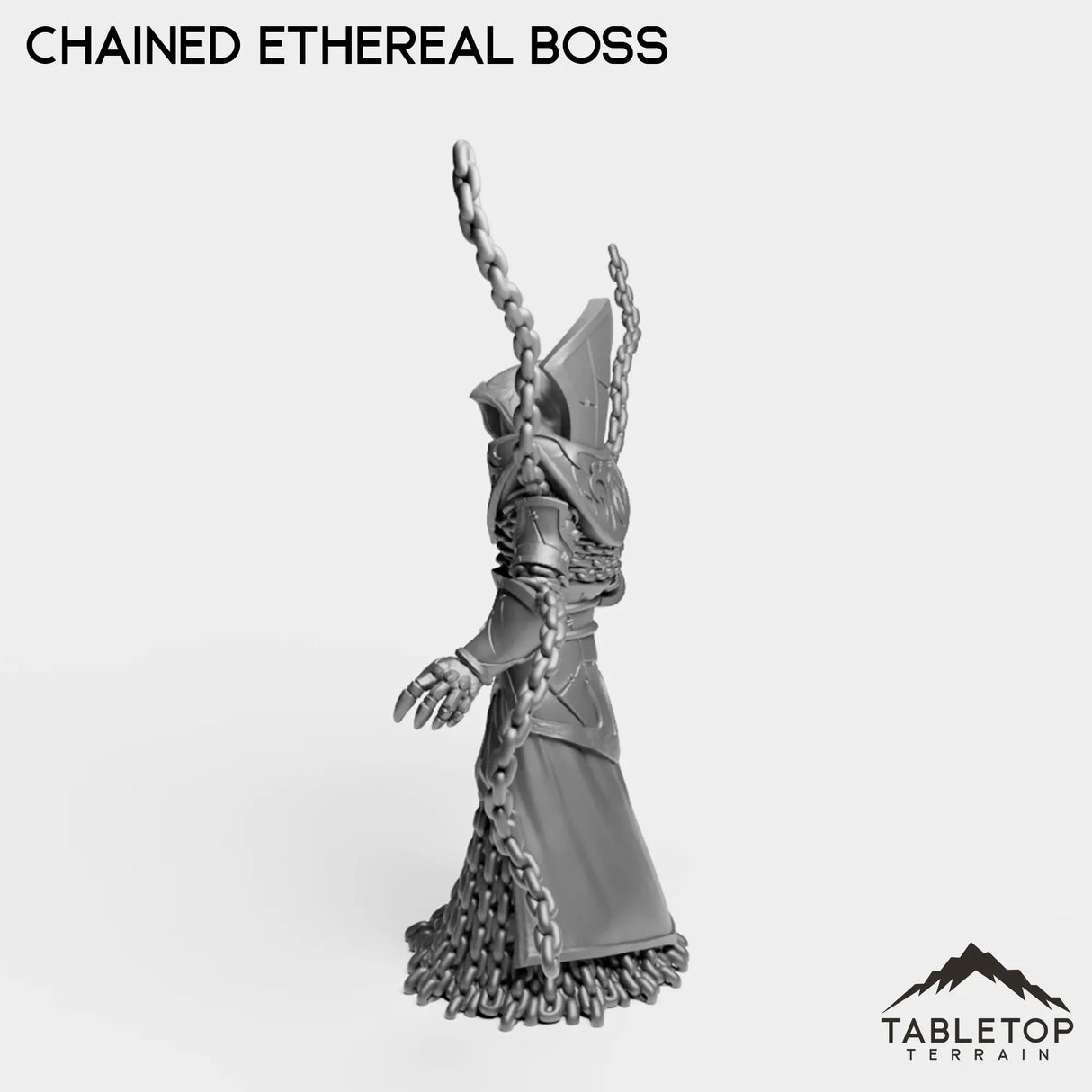 Tabletop Terrain Miniature Chained Ethereal Boss