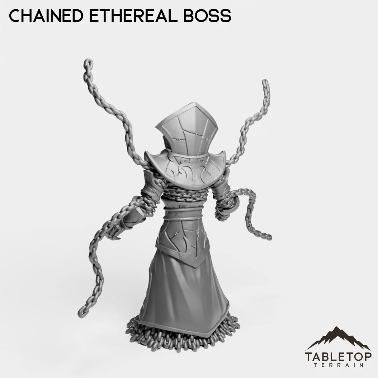 Tabletop Terrain Miniature Chained Ethereal Boss