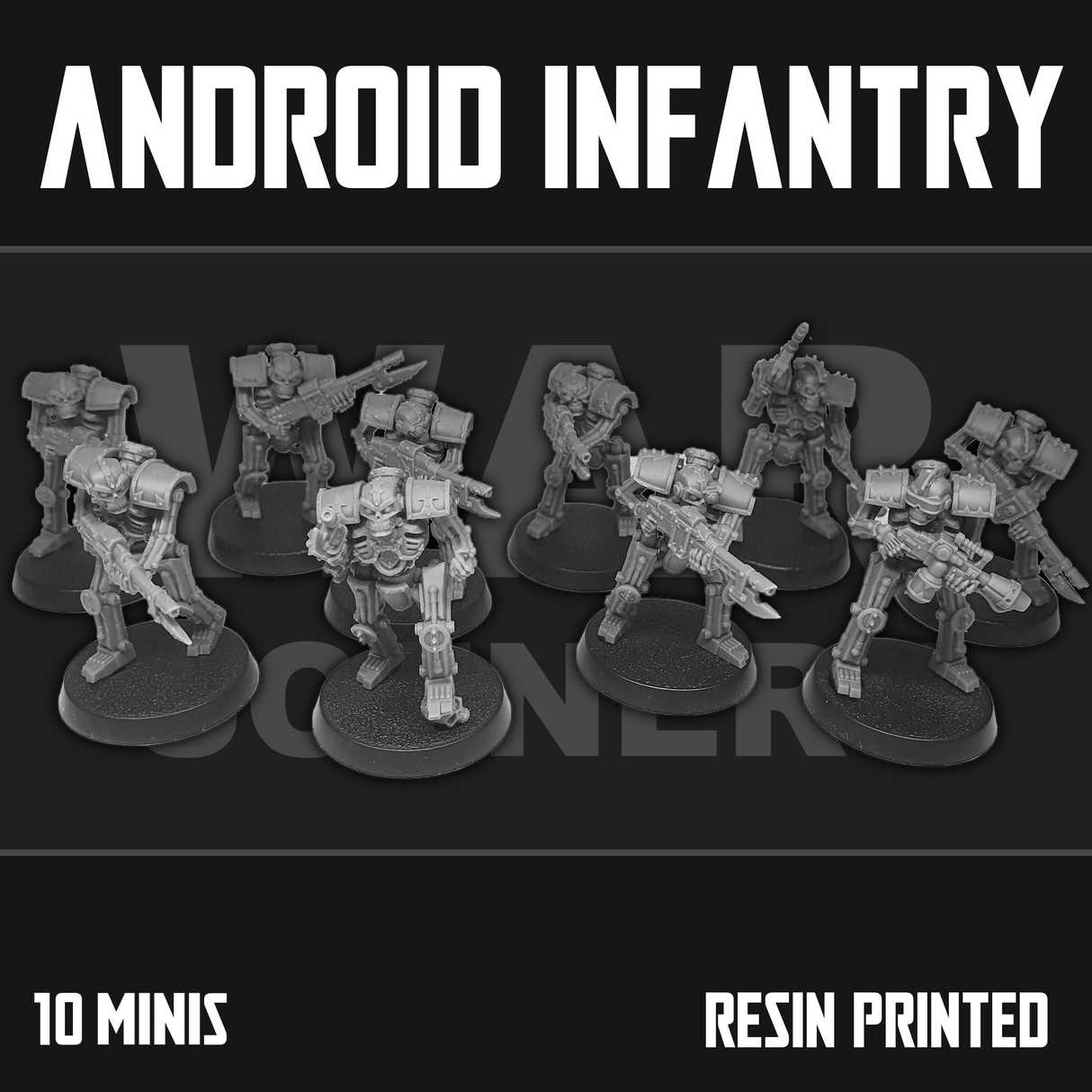 Tabletop Terrain Miniature Chaos Android Infantry