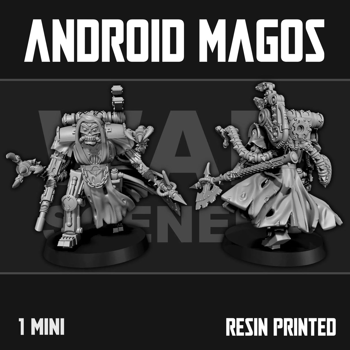 Tabletop Terrain Miniature Chaos Android Magos