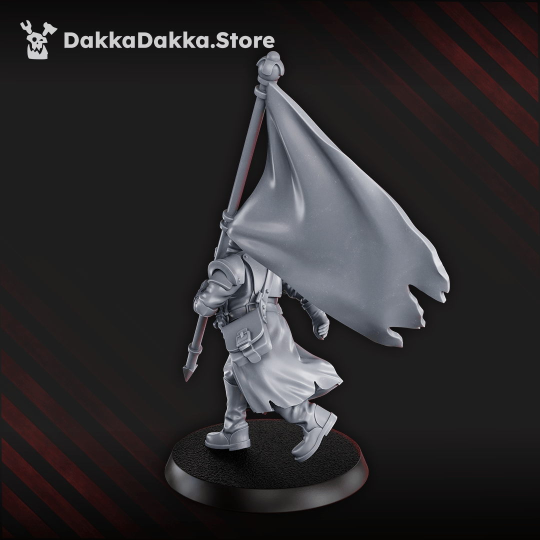Tabletop Terrain Miniature Choragiew Bearer