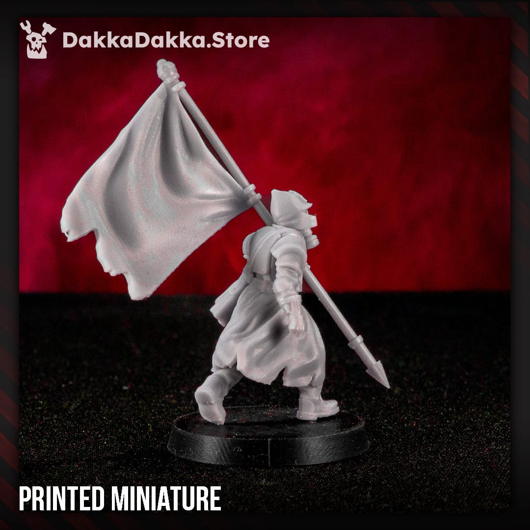 Tabletop Terrain Miniature Choragiew Bearer