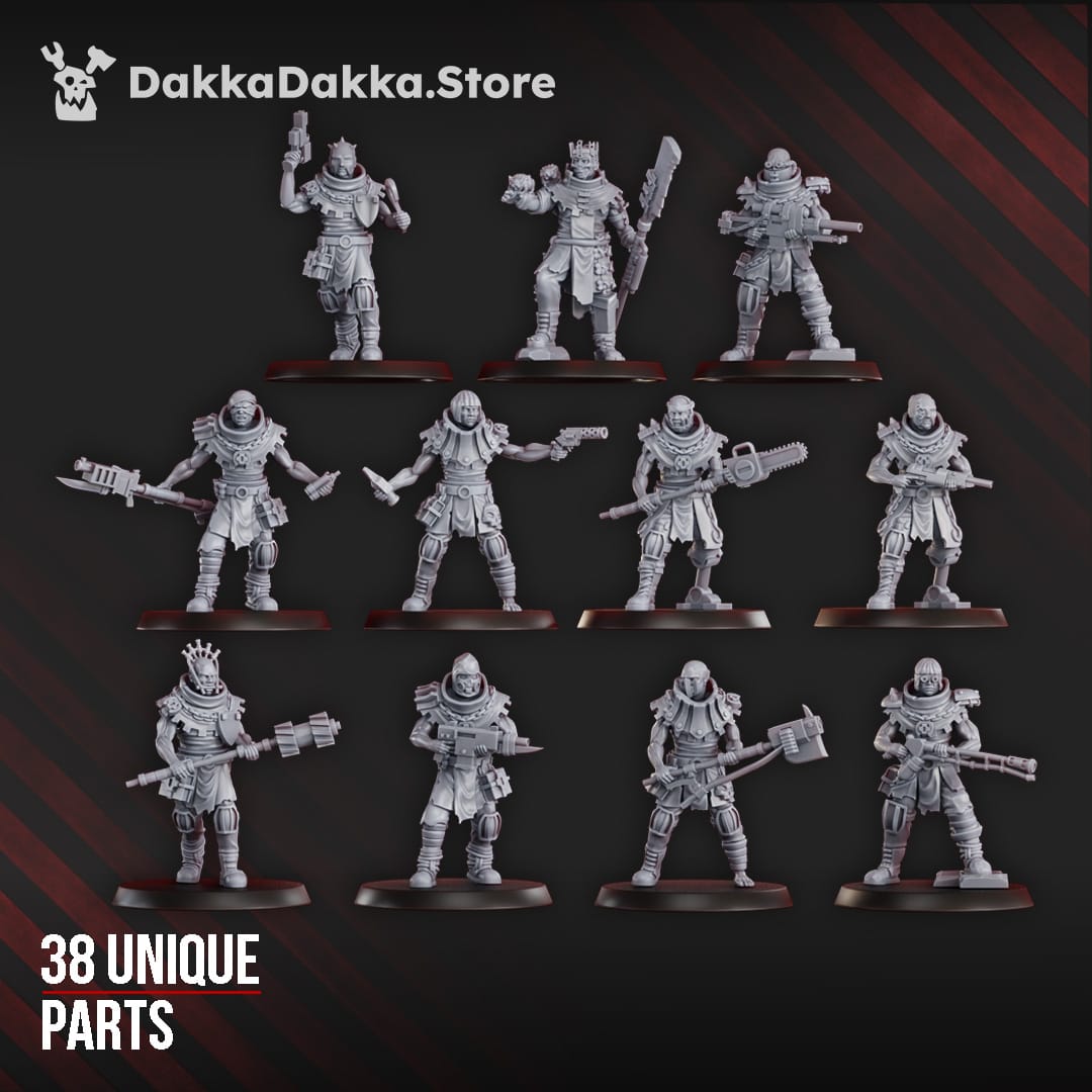 Tabletop Terrain Miniature Church Fallen Squad (build kit)