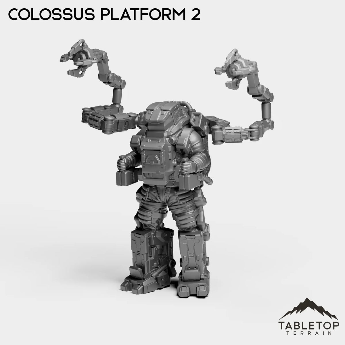 Tabletop Terrain Miniature Colossus Platform
