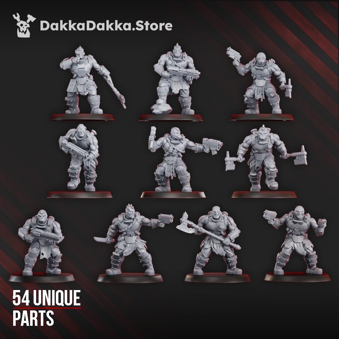 Tabletop Terrain Miniature Colossus Squad (build-kit)
