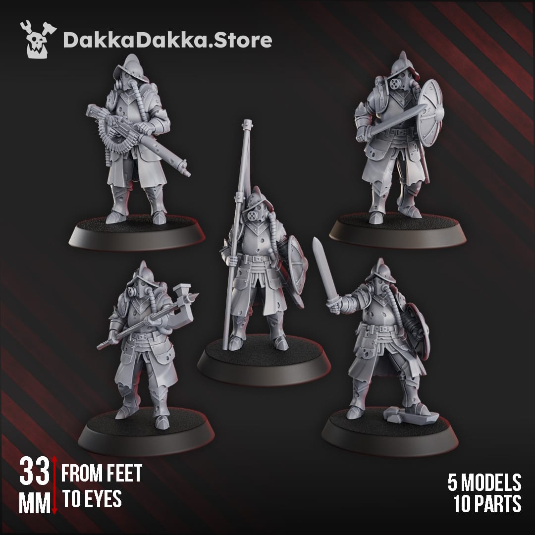 Tabletop Terrain Miniature Conquistador Veterans
