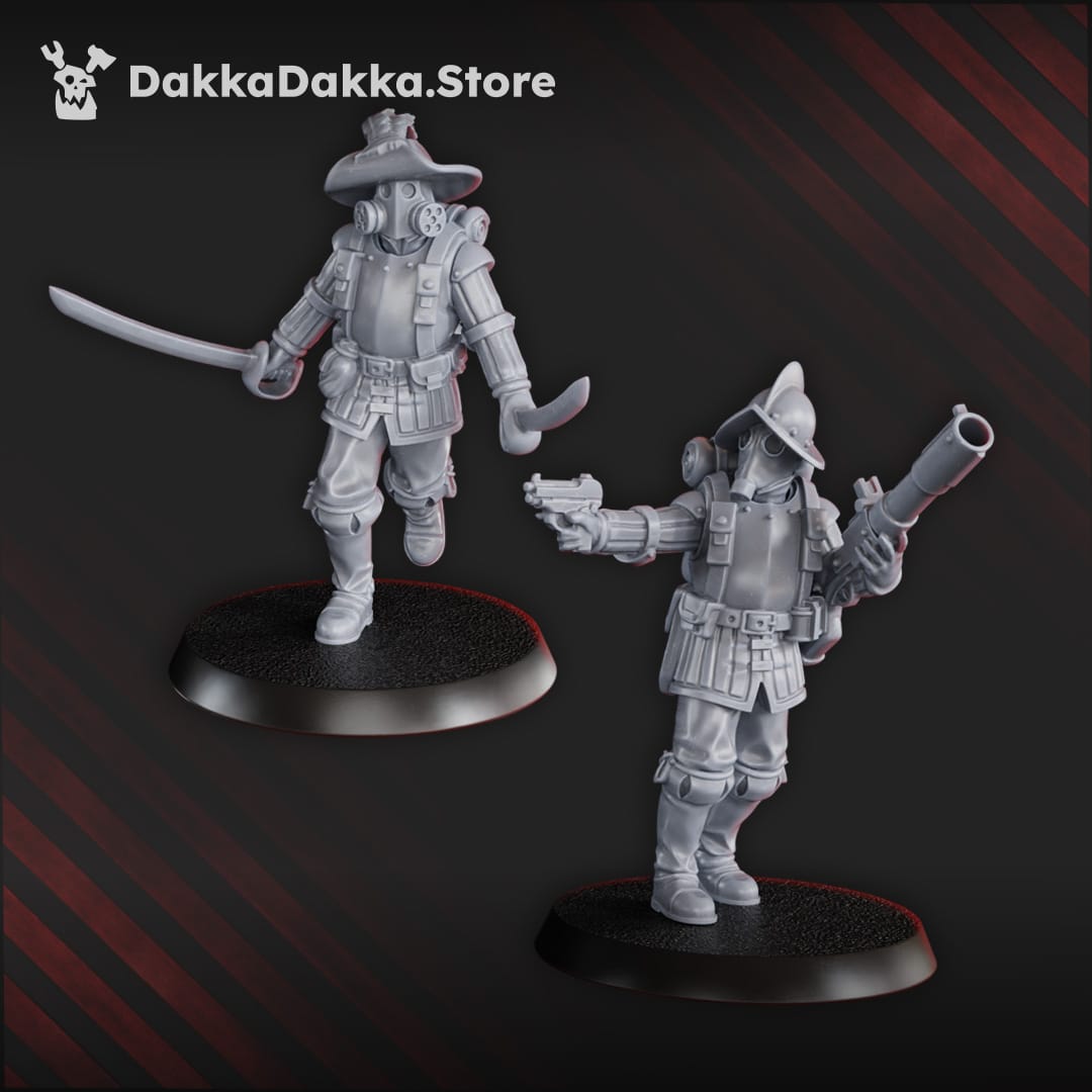 Tabletop Terrain Miniature Conquistadors (pre-assembled models) x10