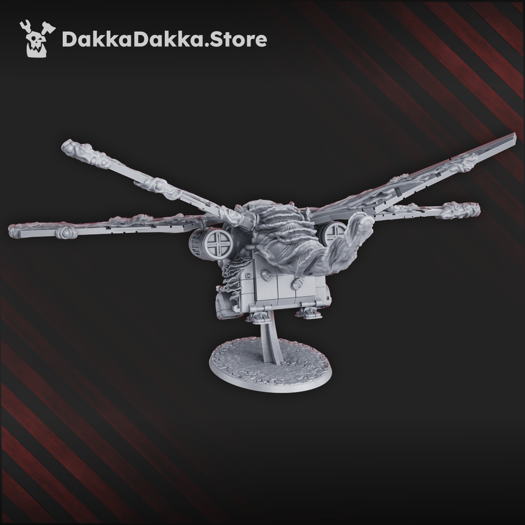 Tabletop Terrain Miniature Contaminated Assault Aircraft