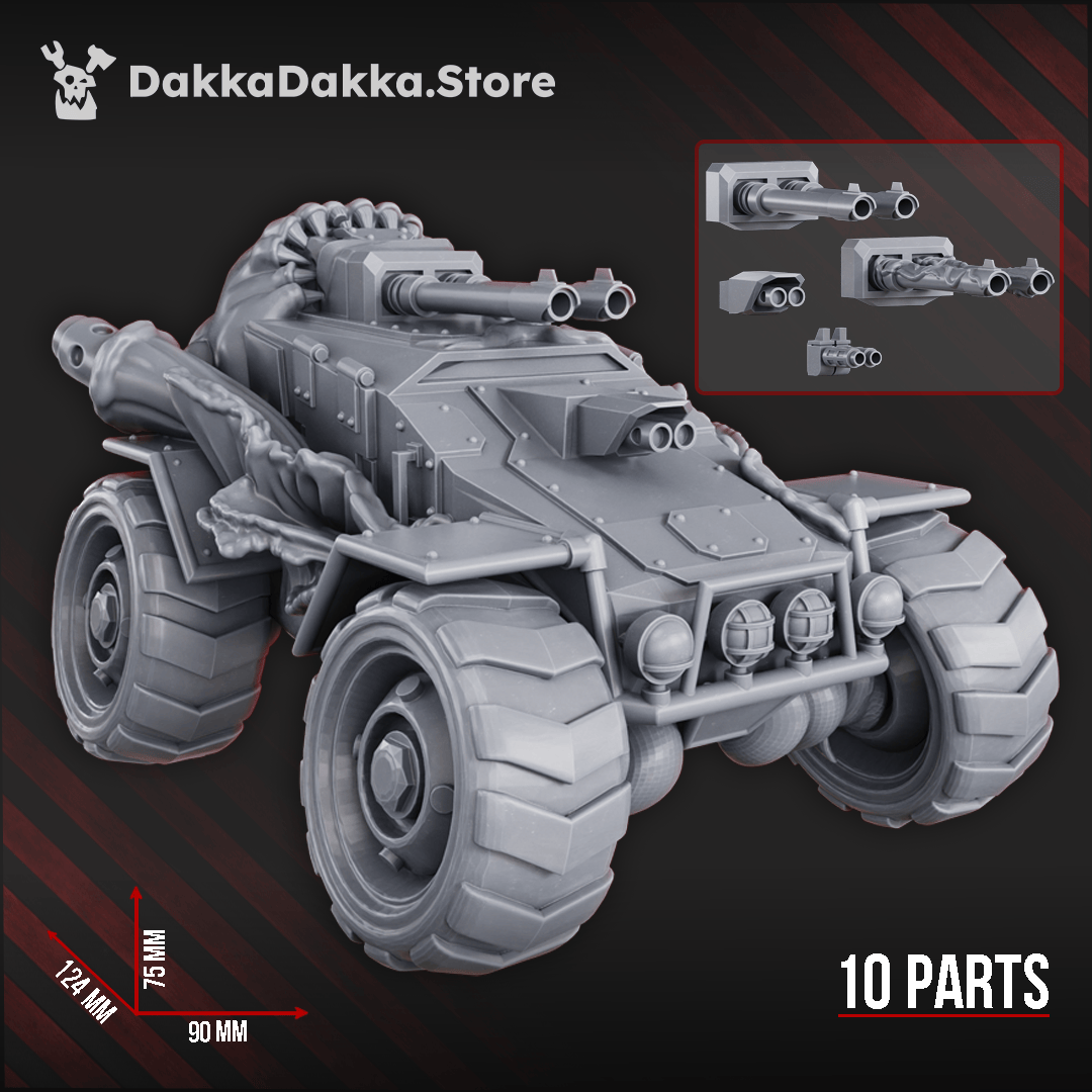 Tabletop Terrain Miniature Contaminated Attack Buggy