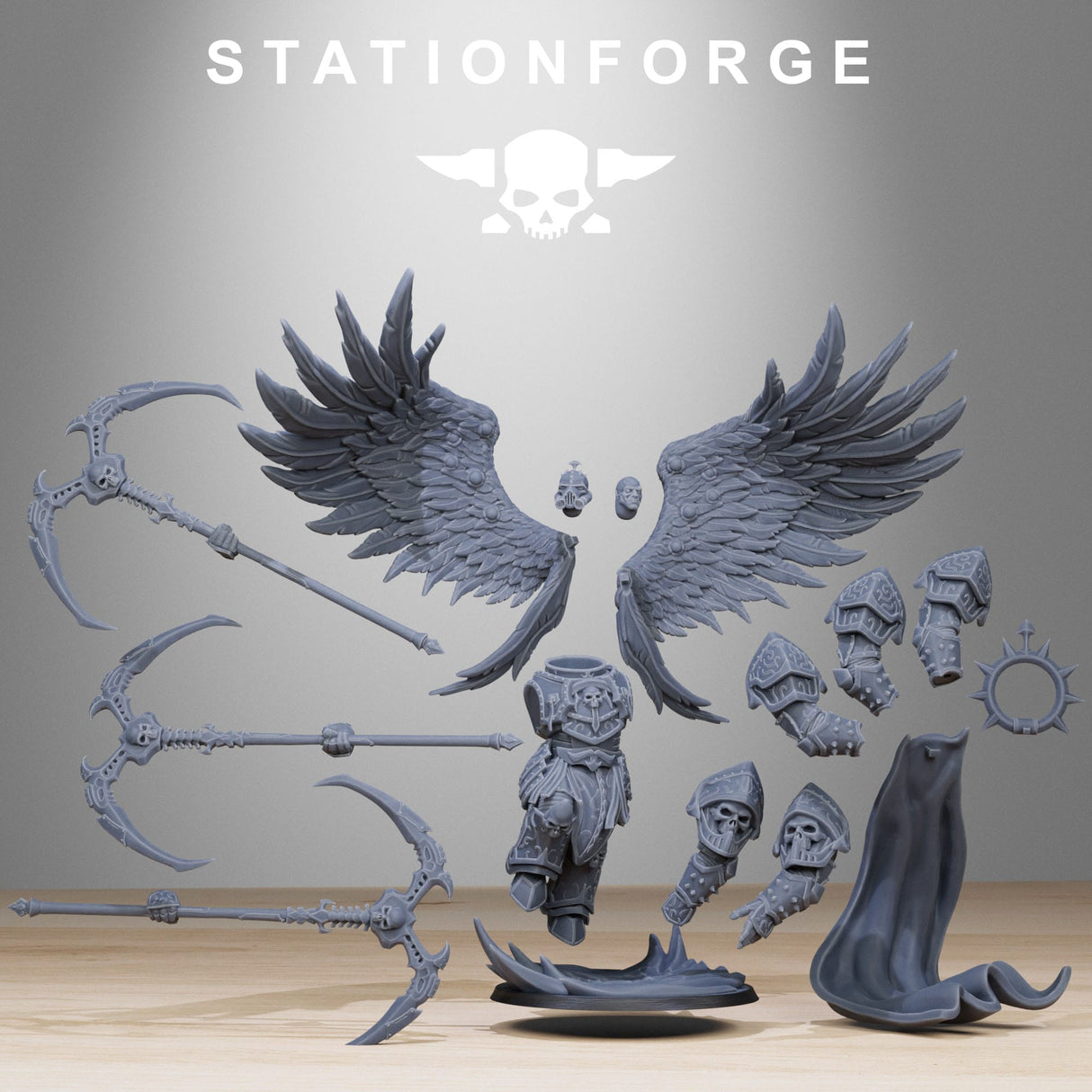Tabletop Terrain Miniature Corrupted Archon Angel