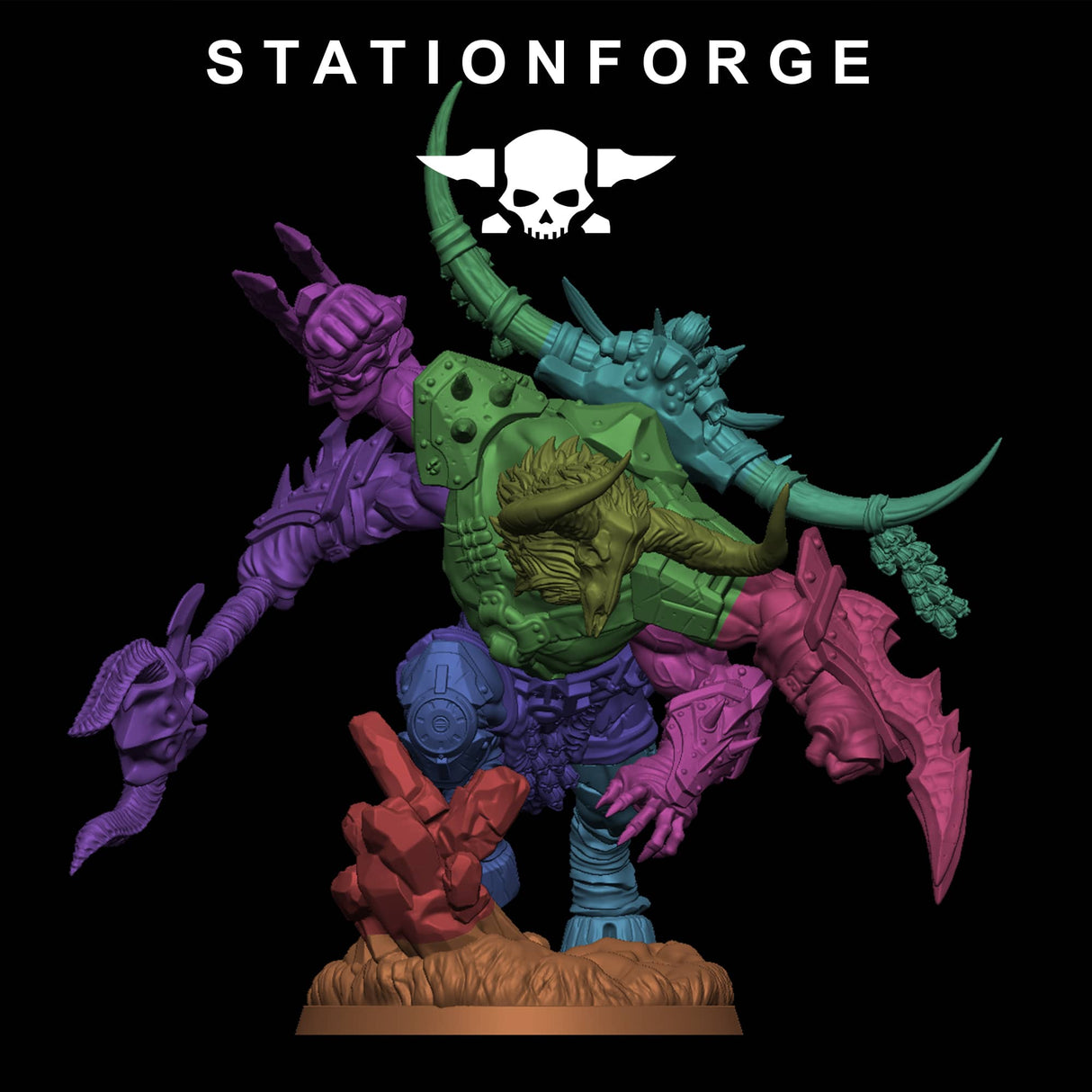 Tabletop Terrain Miniature Corrupted Beasts Leader