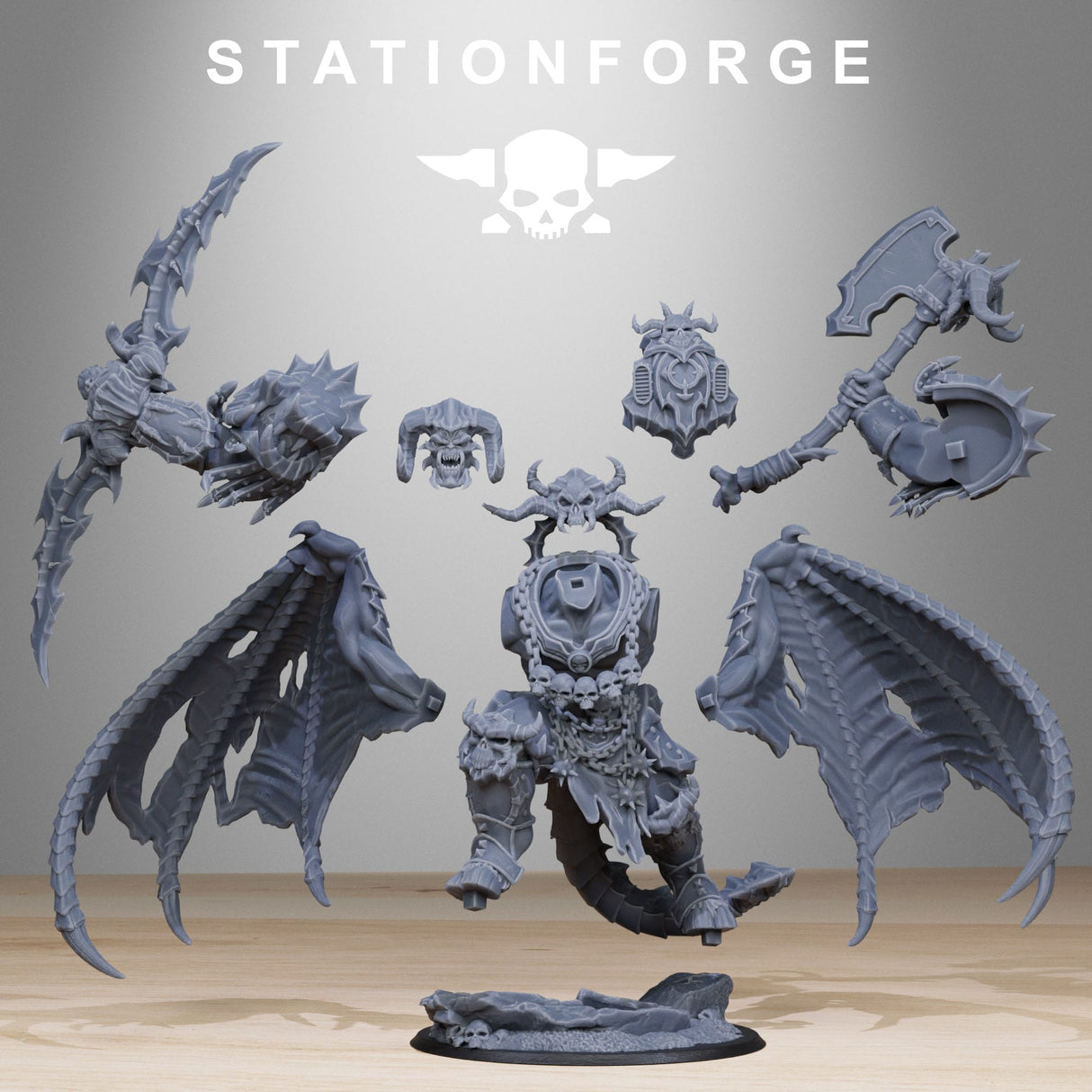 Tabletop Terrain Miniature Corrupted Demon