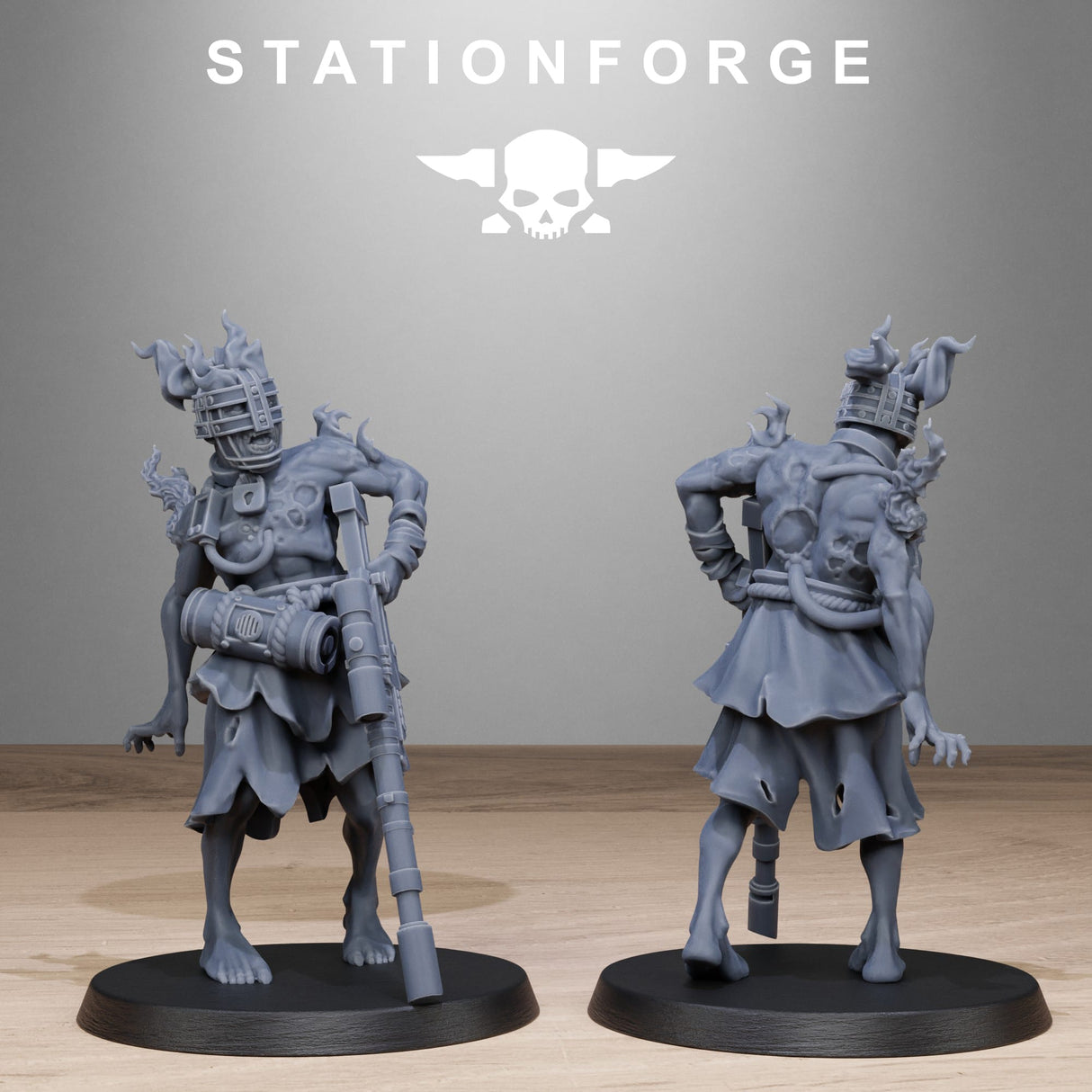 Tabletop Terrain Miniature Corrupted Guard Abhumans
