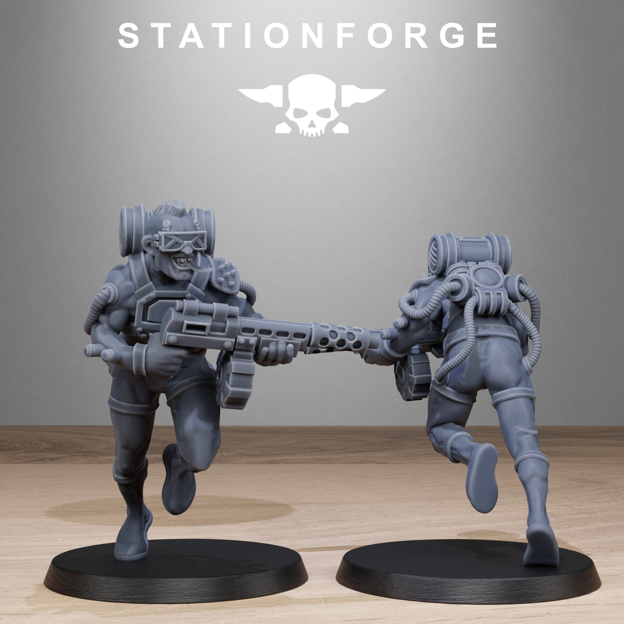 Tabletop Terrain Miniature Corrupted Guard Abhumans