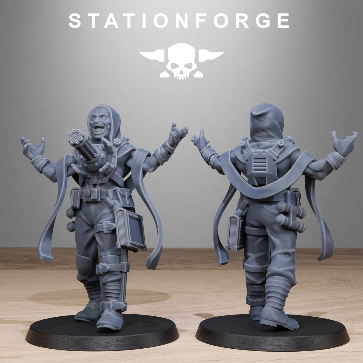 Tabletop Terrain Miniature Corrupted Guard Abhumans