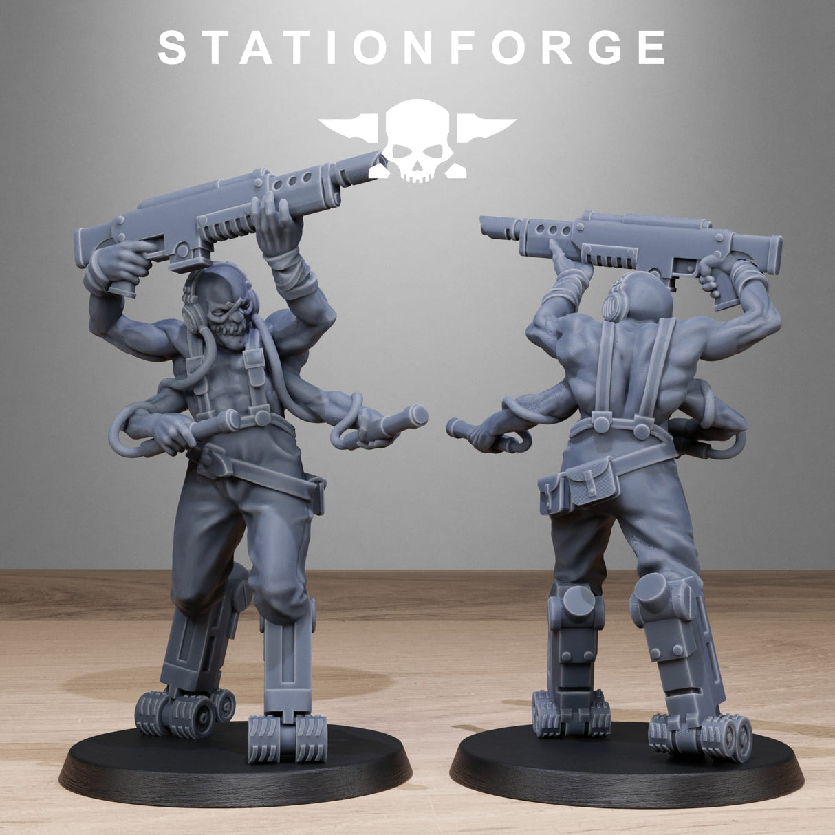 Tabletop Terrain Miniature Corrupted Guard Abhumans