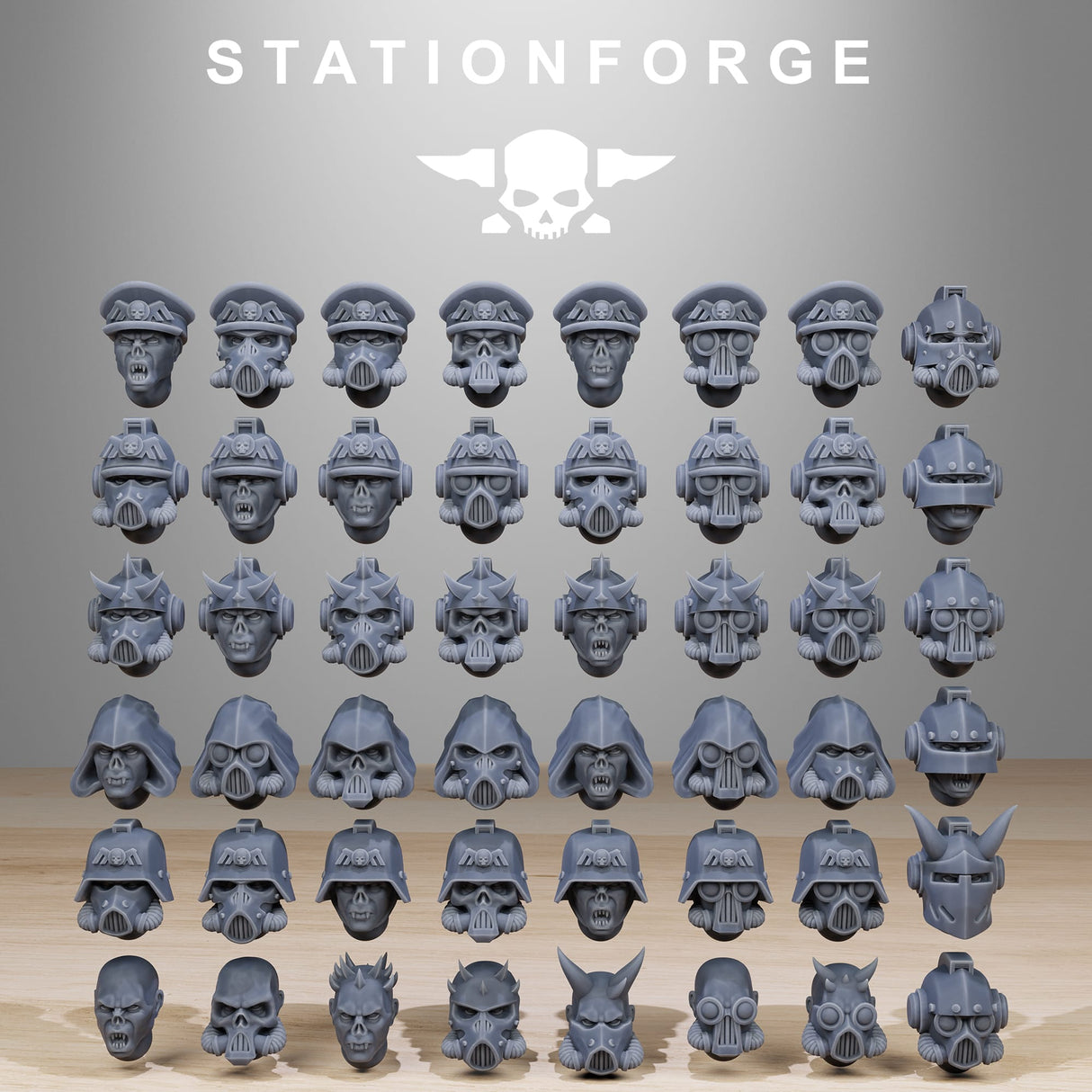 Tabletop Terrain Miniature Corrupted Guard Builder Kit
