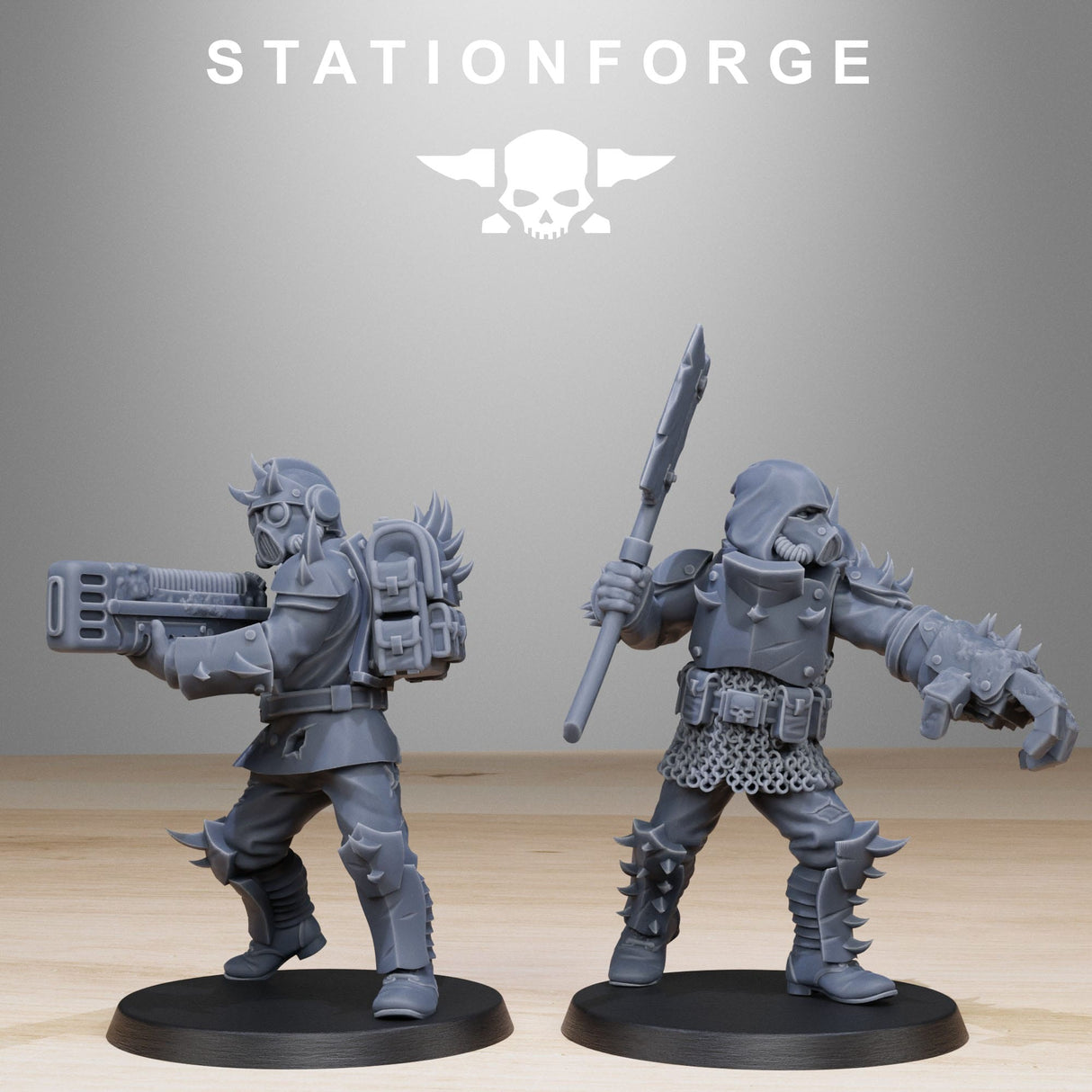 Tabletop Terrain Miniature Corrupted Guard Builder Kit