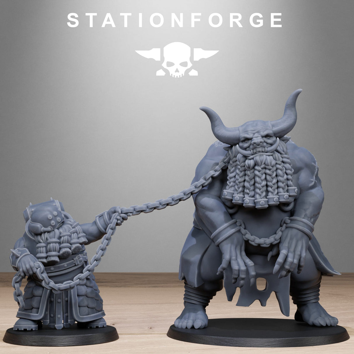 Tabletop Terrain Miniature Corrupted Guard Dwarves
