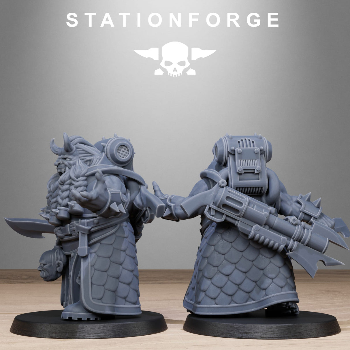 Tabletop Terrain Miniature Corrupted Guard Dwarves