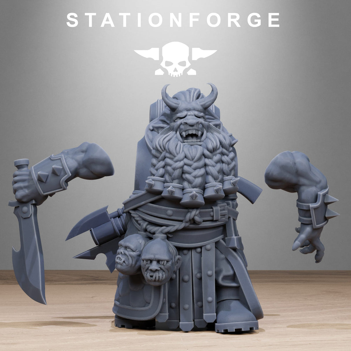 Tabletop Terrain Miniature Corrupted Guard Dwarves