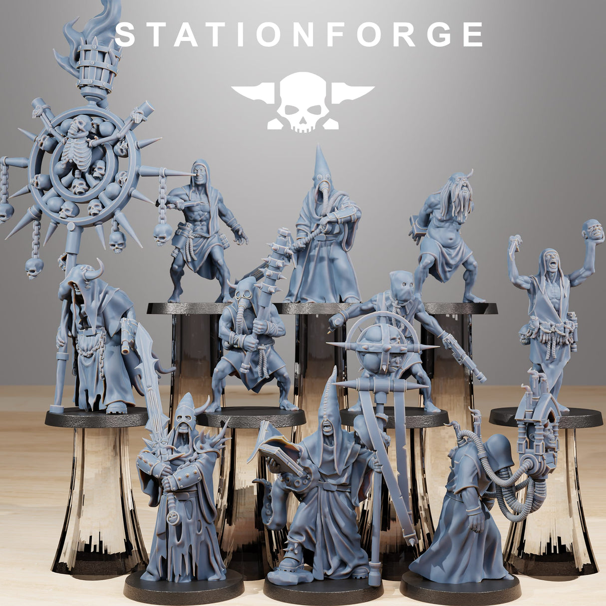 Tabletop Terrain Miniature Corrupted Guard Fanatics
