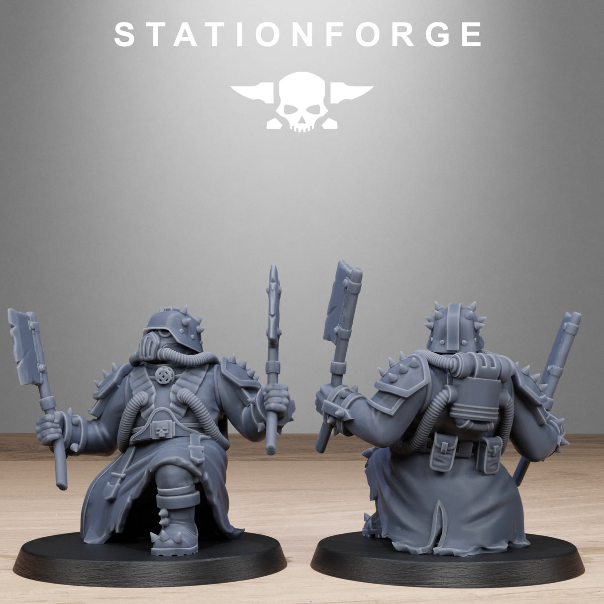 Tabletop Terrain Miniature Corrupted Guard Filthcrew Mutants